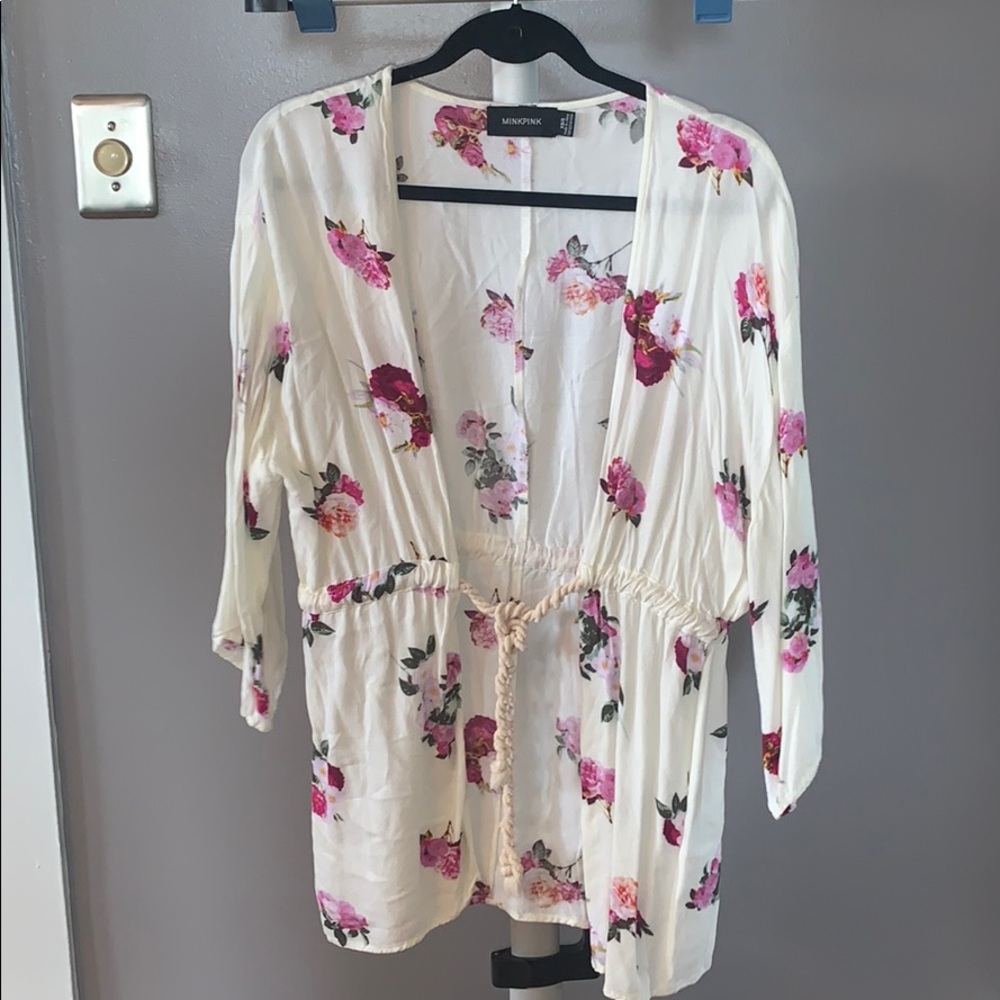 MinkPink Floral Kimono